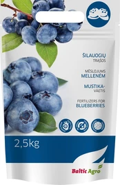 Trąšos šilauogėms 2,5 kg kaina