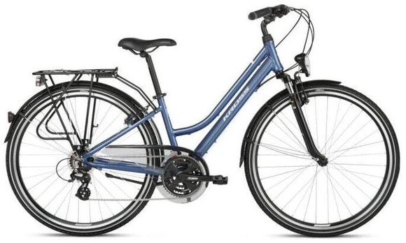 Dviratis miesto Kross, 28 ", mėlynas/baltas