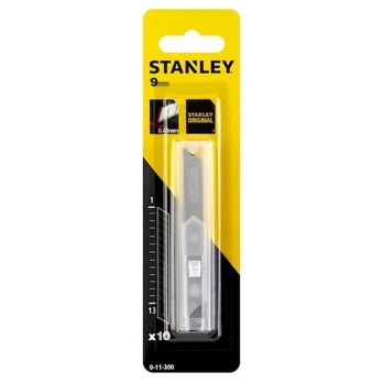 Atsarginės geležtės STANLEY, 9 mm, 10 vnt.
