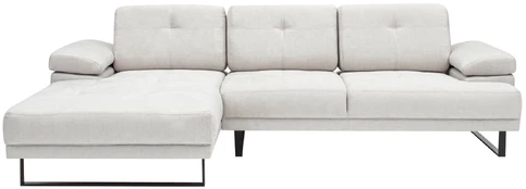 Hanah Home Kampinė sofa Mustang Large Left - rusvai gelsvas kaina