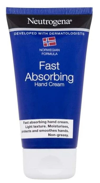 Rankų kremas Neutrogena Fast Absorbing, 75 ml