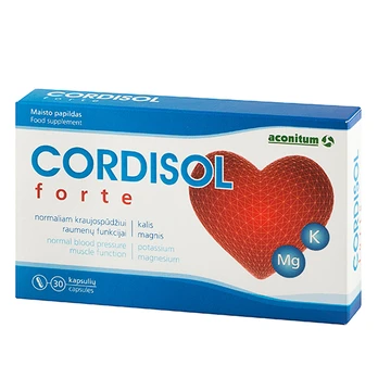 Maisto papildas CORDISOL forte N30