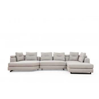 Minkštas kampas Padova Corner -2-Light Grey Šviesiai pilka