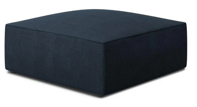 Pufas Micadoni Home Ruby Structured, tamsiai mėlyna, 93 cm x 93 cm x 40 cm