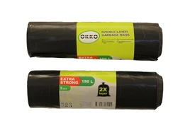 Šiukšlių maišai Okko, 150 l, 5 vnt. kaina