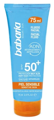 Kremas nuo saulės veidui Solar Adn Sensitive Babaria Spf 50, 75 ml kaina