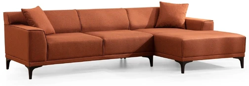 Minkštas kampas Petra R Corner-Orange Oranžinė kaina