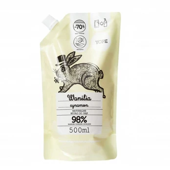Skystas muilas YOPE Vanilla and Cinnamon Refill, 0.5 l, 1 vnt.