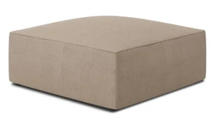 Pufas Micadoni Home Ruby Structured, smėlio, 93 cm x 93 cm x 40 cm kaina