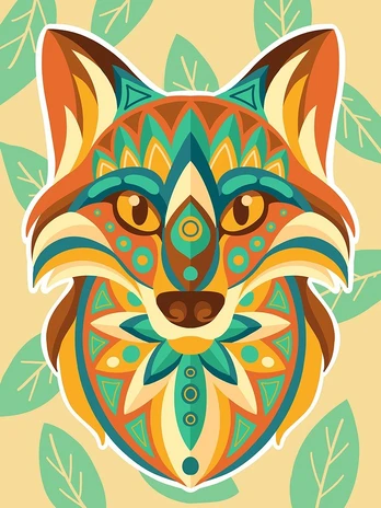 Colourful Fox Deimantinio Paveikslo komplektas CS2543