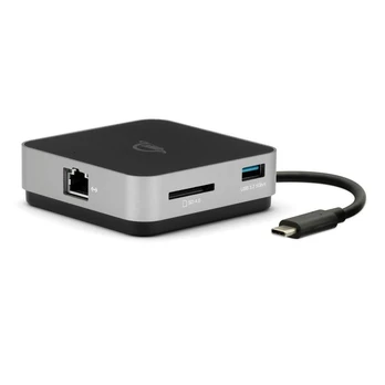 Šakotuvas OWC USB-C Travel Dock E stotis / replikatorius (OWCTCDK6P2SG)