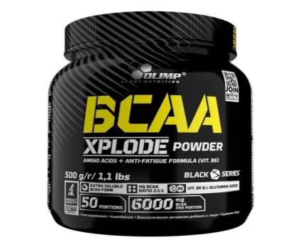 OLIMP BCAA Xplode milteliai 500g (Šaltos arbatos su persikais)