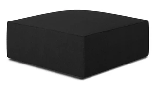 Pufas Micadoni Home Ruby Structured, juodas, 93 cm x 93 cm x 40 cm kaina