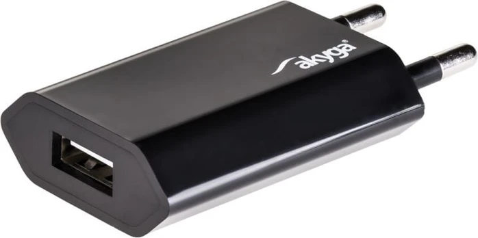 Įkroviklis Akyga AK-CH-03BK), USB, juoda, 5 W