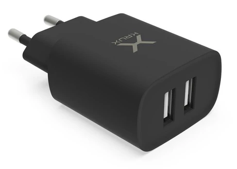 Adapteris Krux KRX0064, 2 x USB 3.0, juoda, 12 W