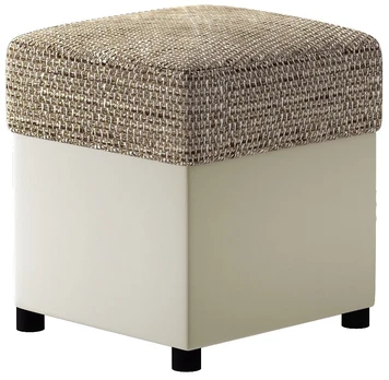 Pufas R1, beige, audinys Berlin 03, Soft 33