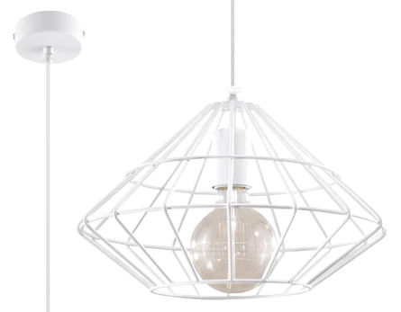 Šviestuvas lubinis Sollux Umberto Diamond, 60 W, E27