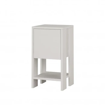 Naktinis staliukas Ema-White, White Balta