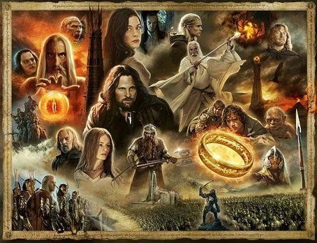 Ravensburger Puzzle Dėlionė: Žiedų valdovas