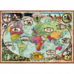 Ravensburger Puzzle Dėlionė: Dviračiu aplink pasaulį