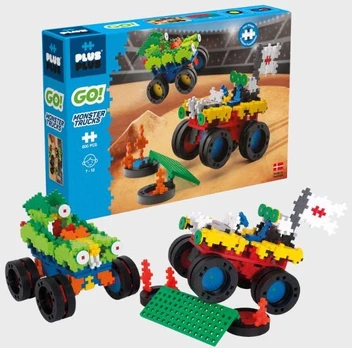 Konstruktorius Dante Plus-Plus Go! Monster Trucks 014-7014, plastikas
