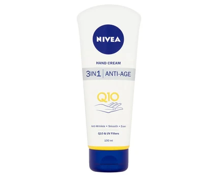 Rankų kremas Nivea 3in1 Ant-Age Q10, 100 ml