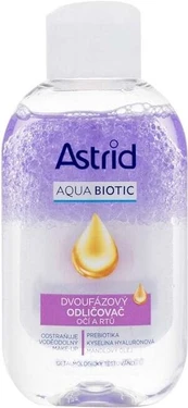 Akių makiažo valiklis Astrid Aqua Biotic Two-Phase, 125 ml, moterims
