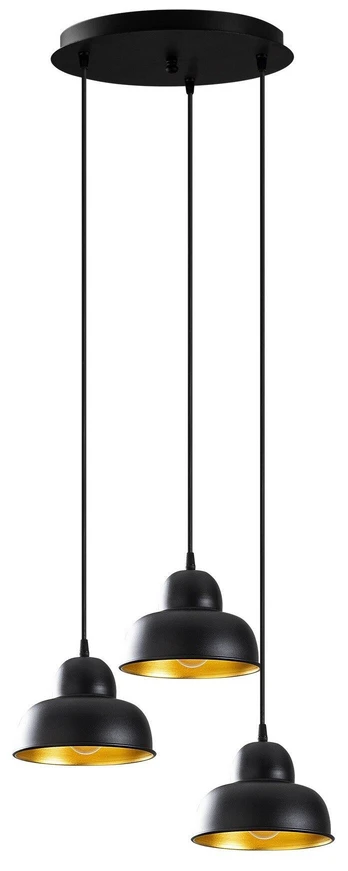 Šviestuvas lubinis Opviq Berceste 180BLACK-S2, 40 W, E27