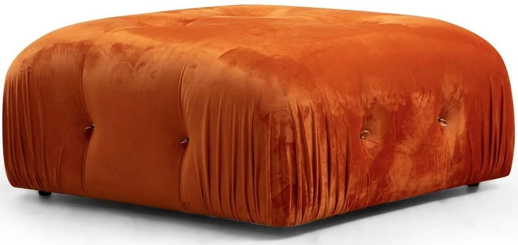 Hanah Home Tuffet Bubble Pouffe - Mustard