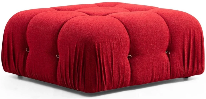Pufas Bubble Pouffe-Red Raudonas