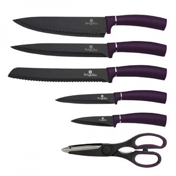 Virtuvinių peilių komplektas Berlinger Haus Purple Eclipse BH-2584, 6 vnt.