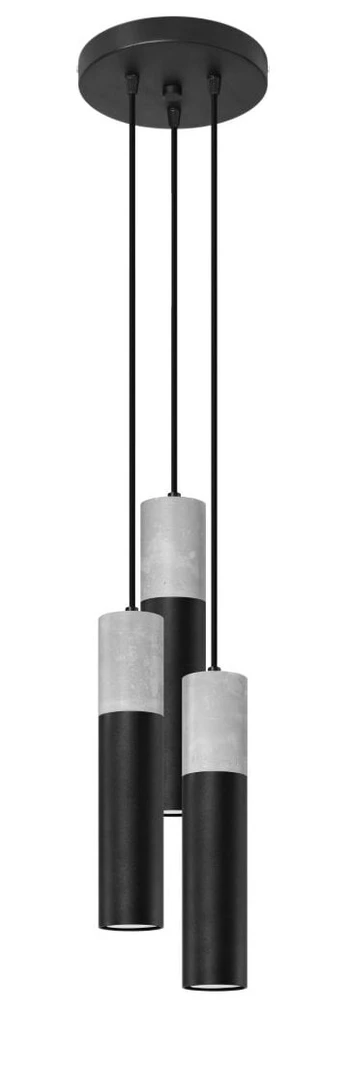 Šviestuvas lubinis Sollux Borgio 3P, 40 W, GU10