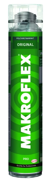Vienkomponentės PU montavimo putos MAKROFLEX PRO, 750 ml kaina