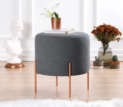Pufas Copper 47-Dark Grey Tamsiai pilka