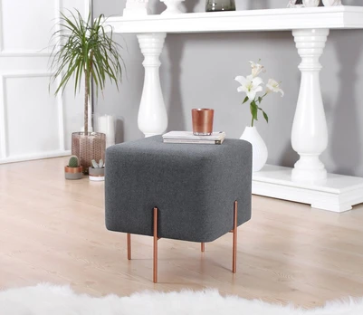 Pufas Copper 59-Dark Grey Tamsiai pilka