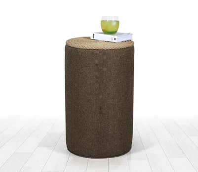 Hanah Home Pouffe Filika - Coffee