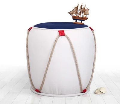 Pufas Fora v3-Blue, White Mėlyna Balta