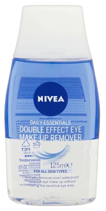 Nivea Daily Essentials Double Effect Eye Make Up Remover 125ml
