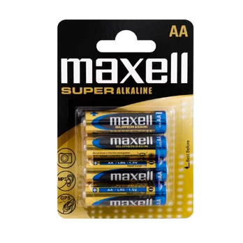 Maxell Super Alkaline LR6 (AA) maitinimo elementai 4vnt pakuotė