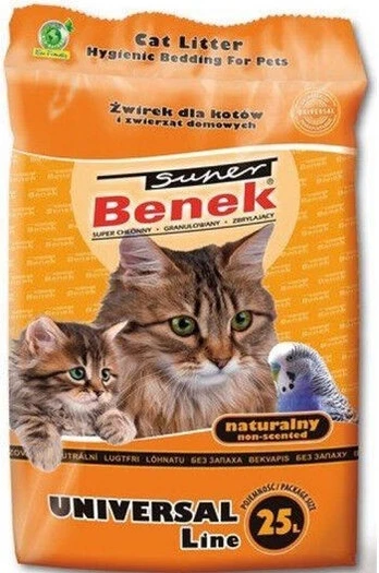 Certech Super Benek Universal Natural - kačių kraiko suspaudimas 25 l
