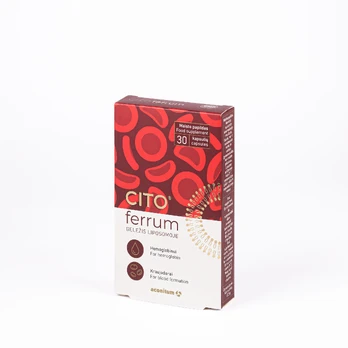 Maisto papildas ACONITUM CITO ferrum kapsulės N30