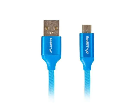 Laidas Lanberg USB To Micro - USB USB, Micro USB, 1 m, mėlyna