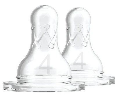 Čiulptukas Dr Brown's Silicone Nipples Narrow Neck, 9 mėn.