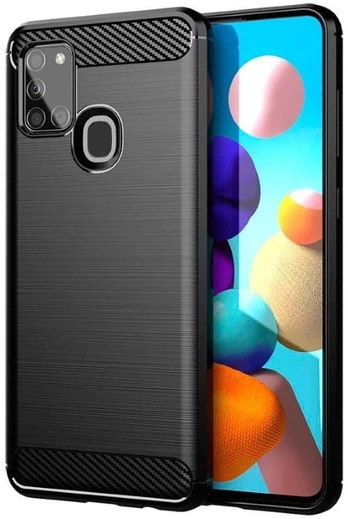 Telefono dėklas TakeMe, Samsung Galaxy A21s, juoda