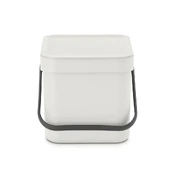 Šiukšliadėžė Brabantia, 6 L l, pilka kaina