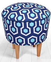 Pufas Sky v2-Blue, White Mėlyna Balta kaina