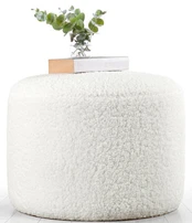 Pufas Skylee-White Balta kaina