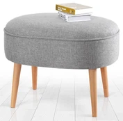 Pufas Timoon-Grey Pilka kaina