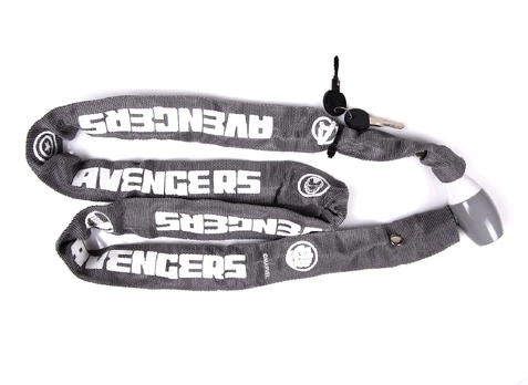 Dviračio spyna Avengers 9226, balta/juoda, 1200 mm