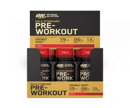 Optimum Nutrition ON™ Gold Standard Pre-workout Shots 12x60ml (Kolos)